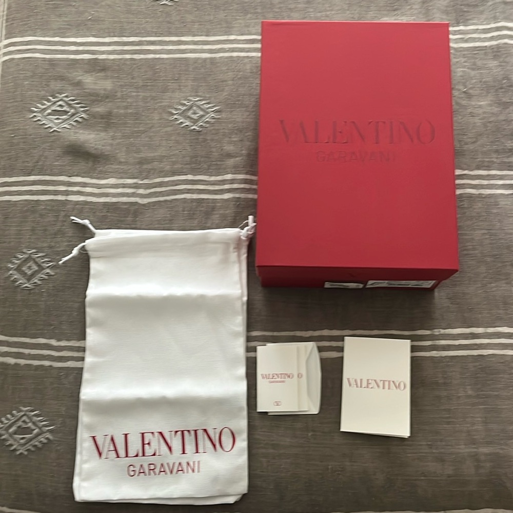 Valentino box and shoe bags.  New never used